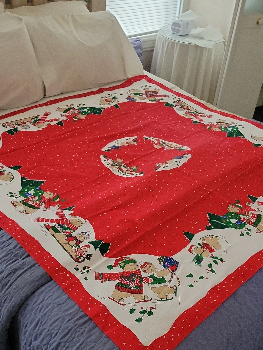 Winter Bear Tablecloth and Napkins - 54